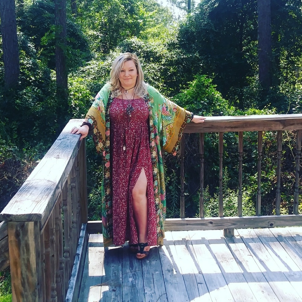 Gypsy Bohemian Japanese style kimono